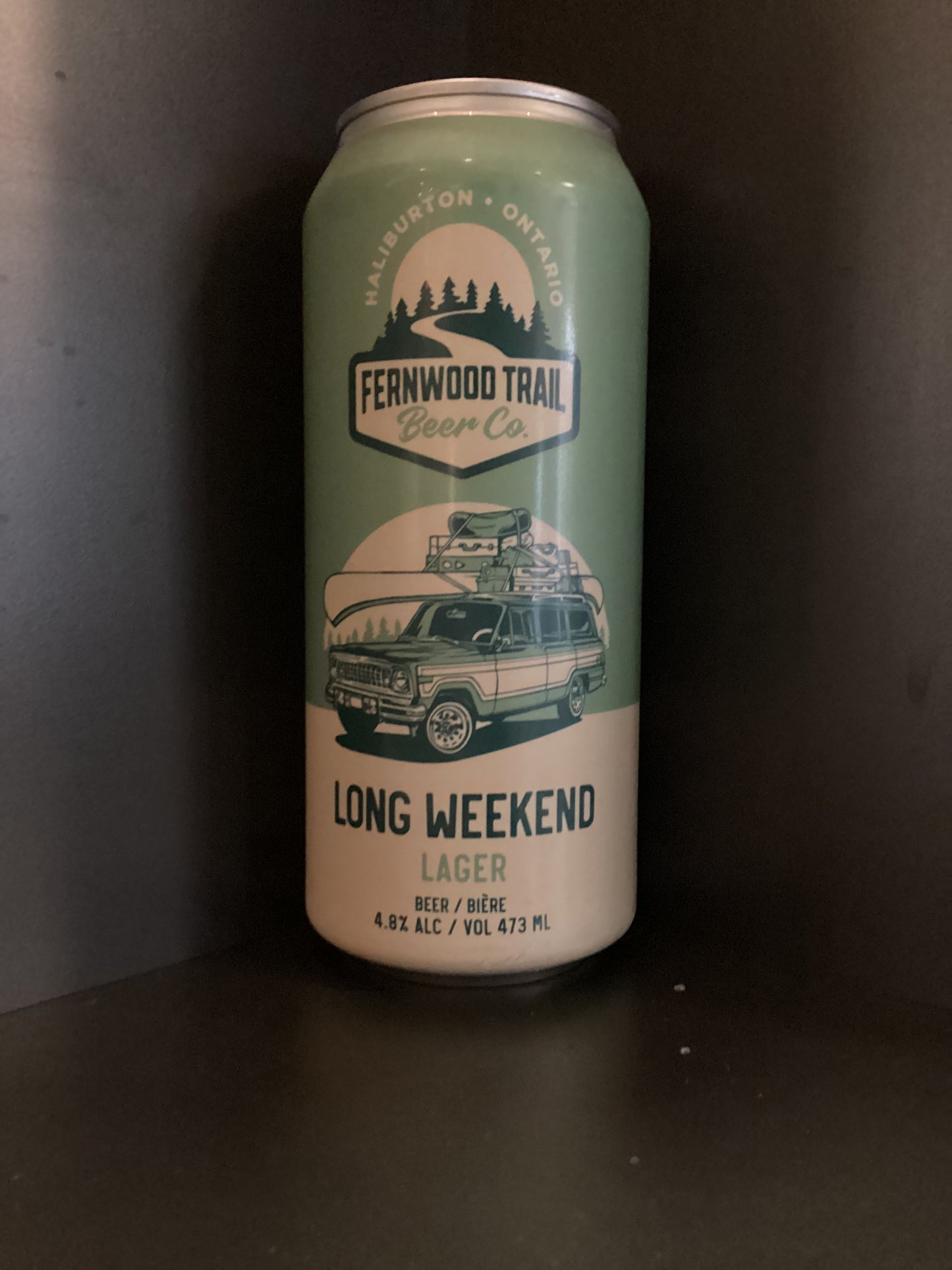 FERNWOOD TRAIL BREWERY- LONG WEEKEND - LAGER 473mL