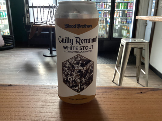 BLOOD BROTHERS GUILTY REMNANT WHITE STOUT 473 ML