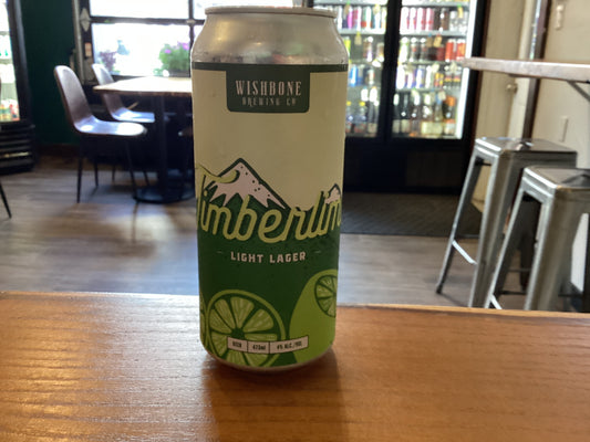 WISHBONE TIMBERLIME LIGHT LAGER WITH LIME 473 ML