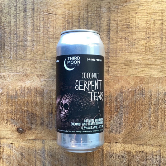 THIRD MOON BREWING COCONUT SERPENT TEARS OATMEAL STOUT 473 mL