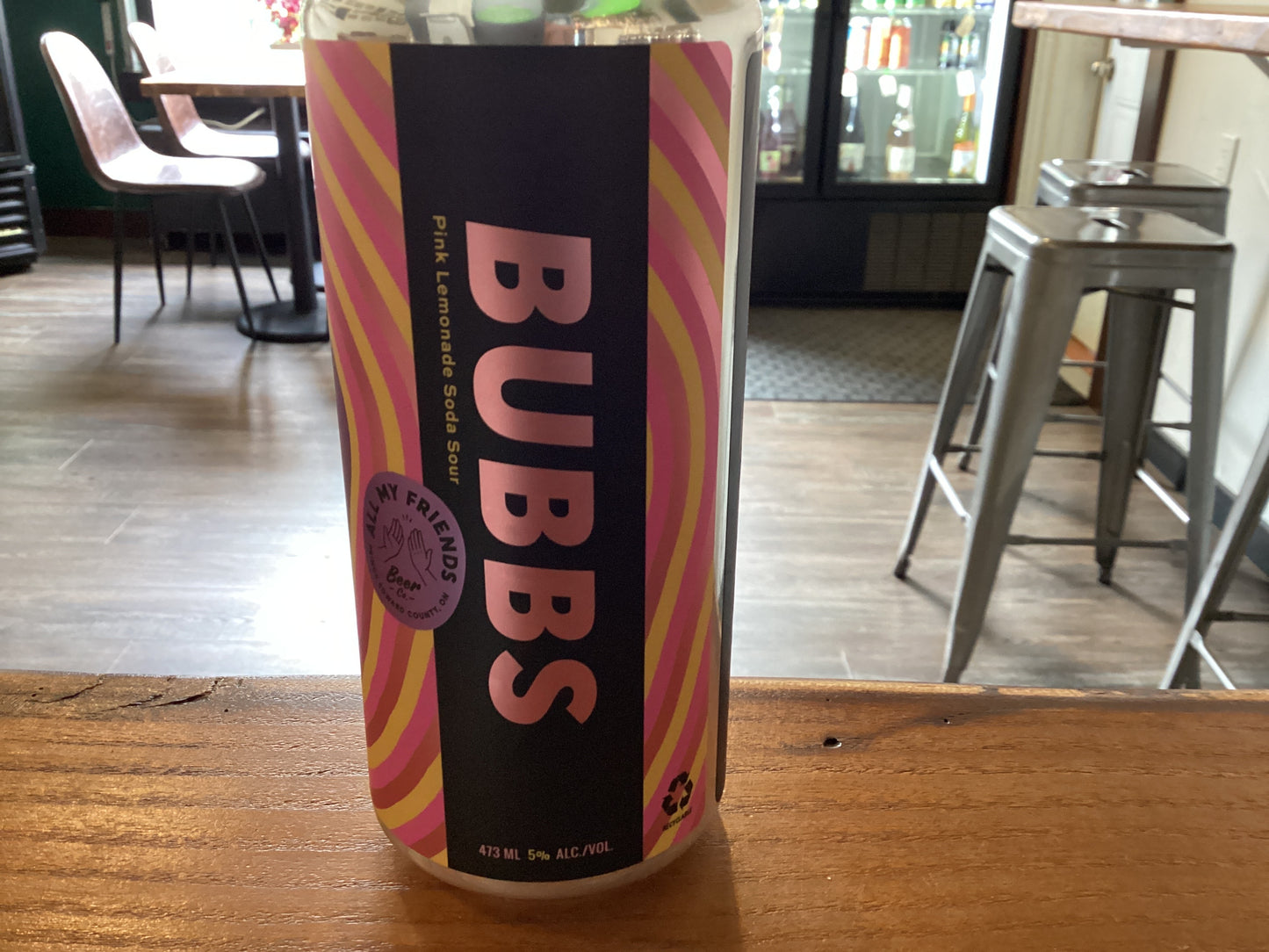 ALL MY FRIENDS BUBBS PINK LEMONADE SODA SOUR 473 ML
