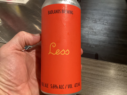 BADLANDS LESS PALE ALE 473 ML