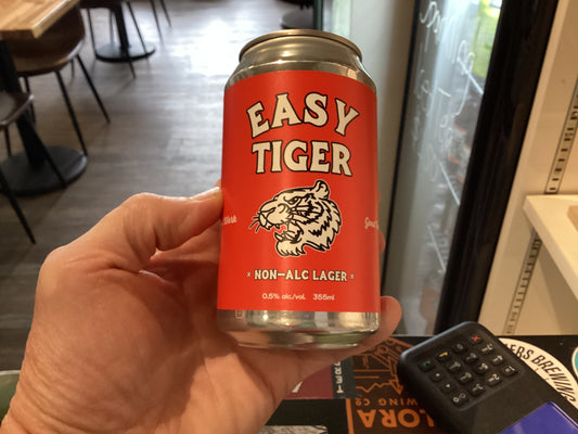 TOWN EASY TIGER NON-ALC LAGER 355 mL