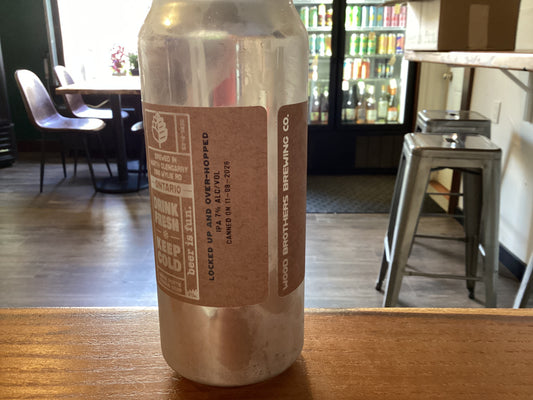 WOOD BROTHERS LOCKED UP AND OVER HOPPED HAZY IPA 473 ML