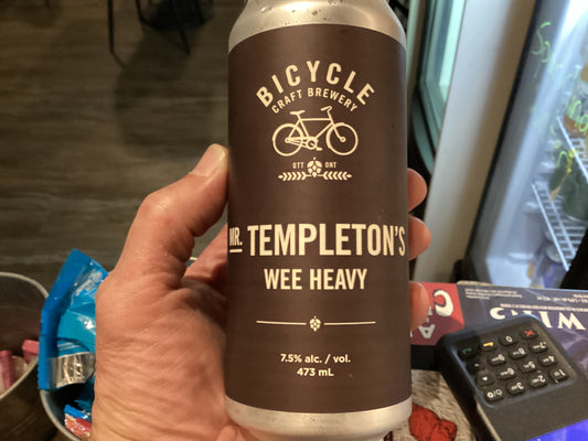 BICYCLE CRAFT BREWERY MR. TEMPLETON’S WEE HEAVY 473 ML