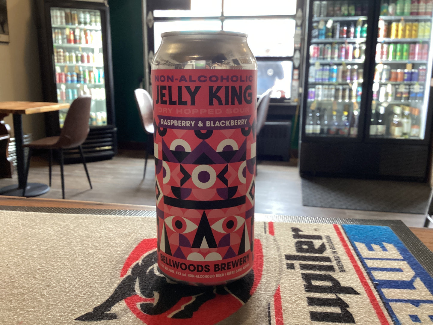BELLWOODS NON-ALC JELLY KING DRY HOPPED SOUR W/ RASPBERRY & BLACKBERRY 473mL