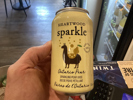 HEARTWOOD NON-ALC ONTARIO PEAR SPARKLE JUICE 355 ML