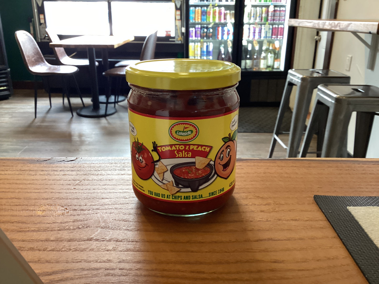 LAKESIDE TOMATO & PEACH SALSA 430 ML