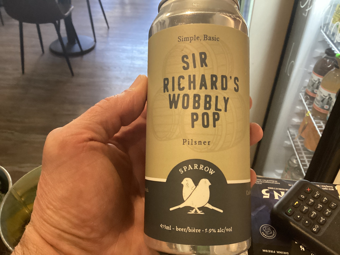 SPARROW SIR RICHARD’S WOBBLY POP PILSNER 473 ML