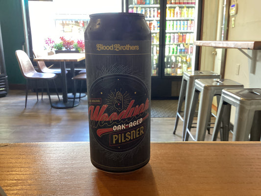 BLOOD BROTHERS WOODVAR OAK AGED PILSNER 473 ML