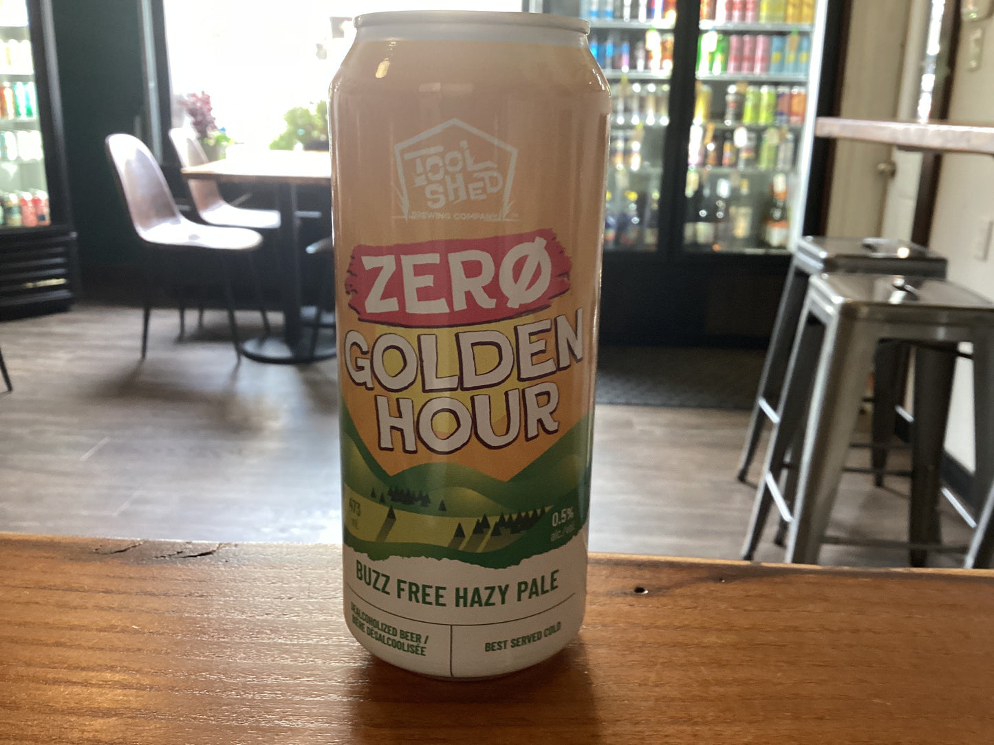 TOOL SHED ZERO GOLDEN HOUR BUZZ FREE HAZY PALE ALE 473 ML