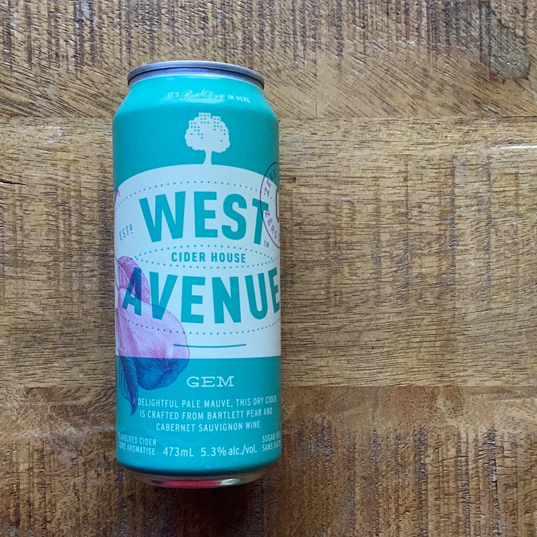 WEST AVE CIDER GEM 473mL