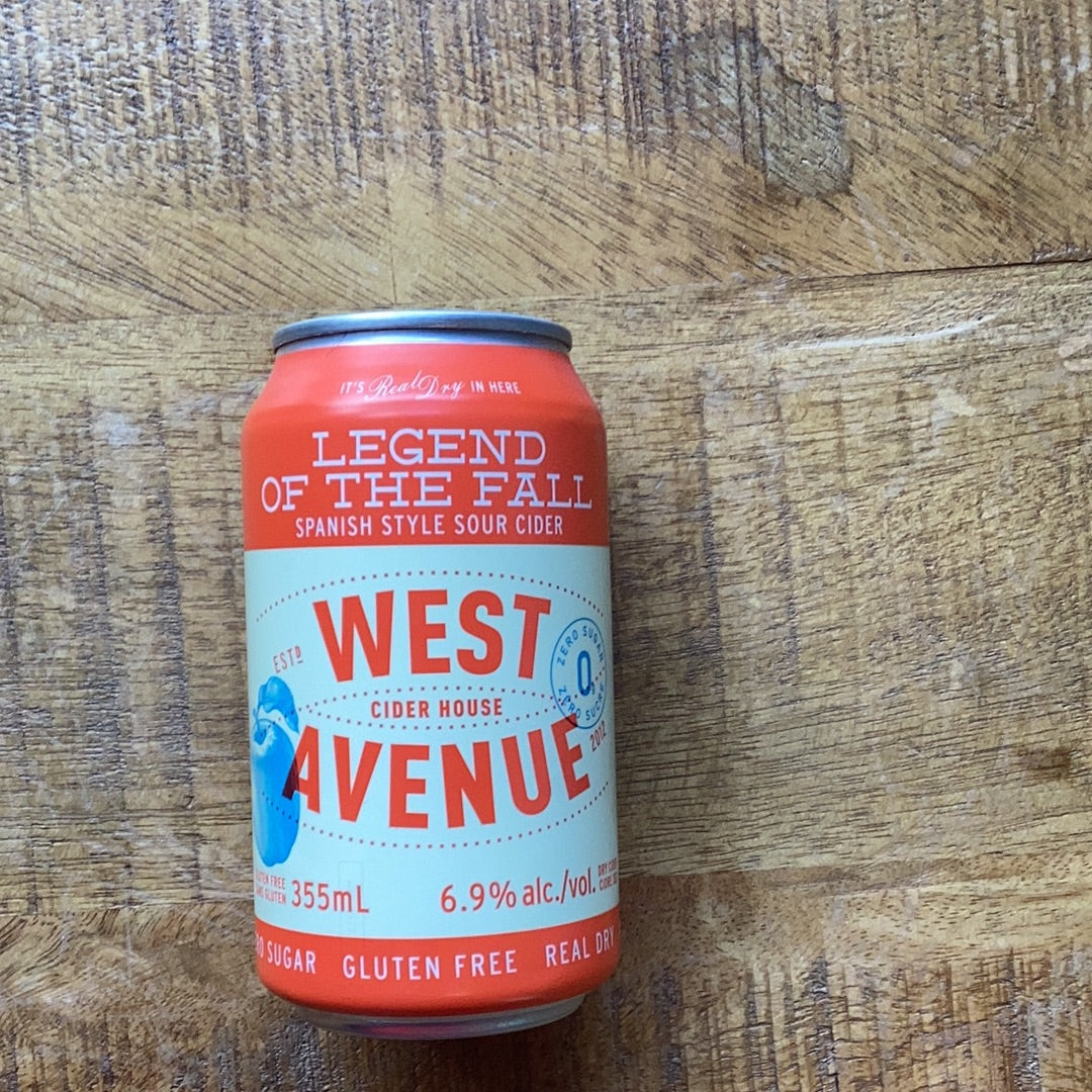 WEST AVE CIDER LEGEND OF THE FALL 355mL