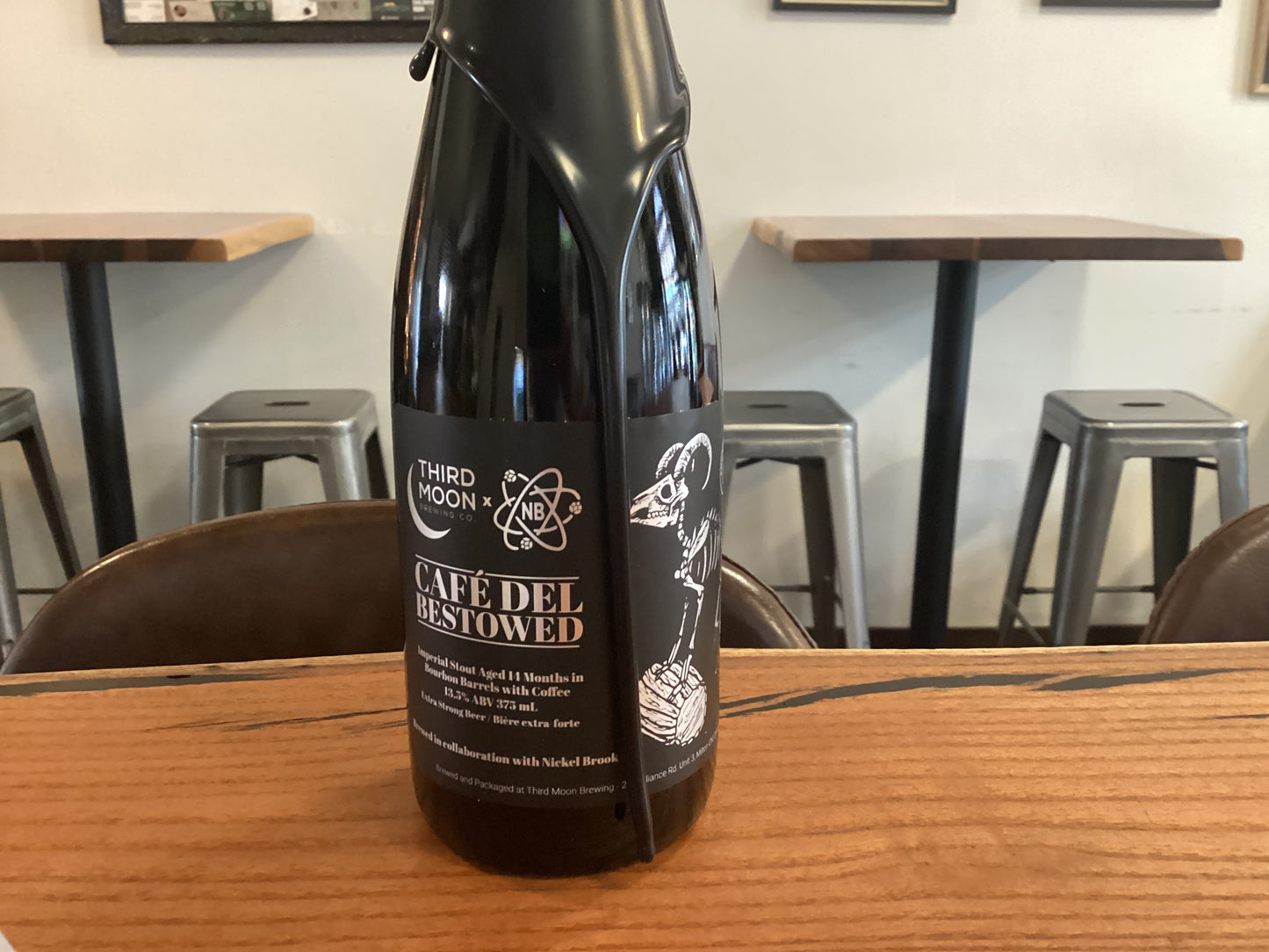 THIRD MOON CAFE DEL BESTOWED BARREL AGED IMPERIAL STOUT 375 ML