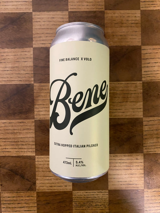 FINE BALANCE BREWING - BENE ITALIAN PILSNER 473mL