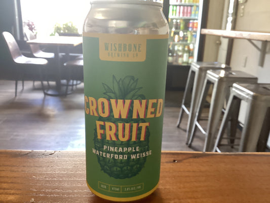 WISHBONE CROWNED FRUIT PINEAPPLE WEISSE 473 ML