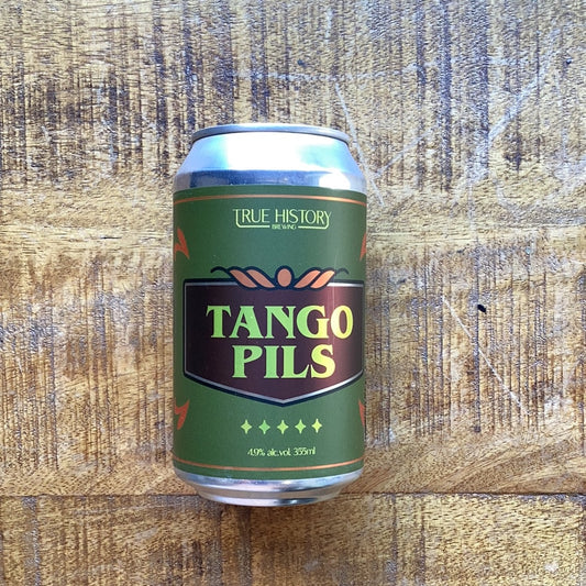 TRUE HISTORY BREWING TANGO PILS 355mL