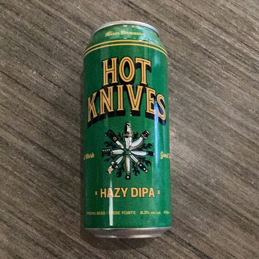 TOWN BREWERY HOT KNIVES - HAZY DOUBLE IPA - 473mL
