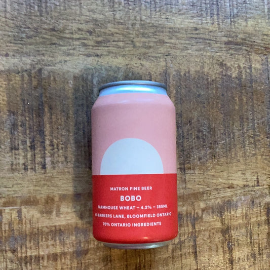 MATRON FINE BEER BOBO FARMHOUSE WHEAT 355mL