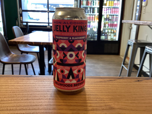BELLWOODS NON-ALC JELLY KING RASPBERRY & BLACKBERRY SOUR 473 ML