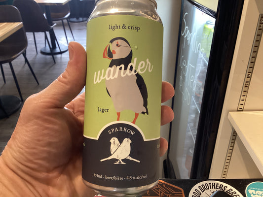 SPARROW WANDER LAGER 473 ML