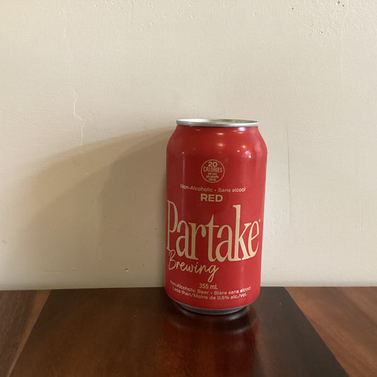 PARTAKE BREWING - NON-ALCOHOLIC - RED 355mL