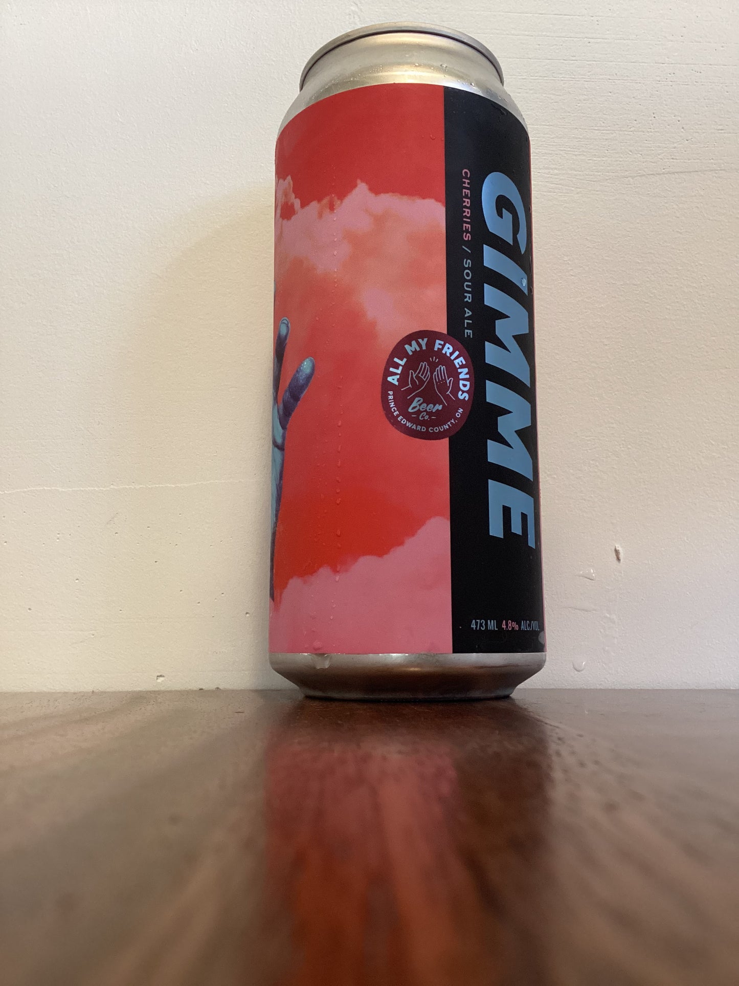 ALL MY FRIENDS BREWING GIMME with Cherries Sour Ale (473 ml)