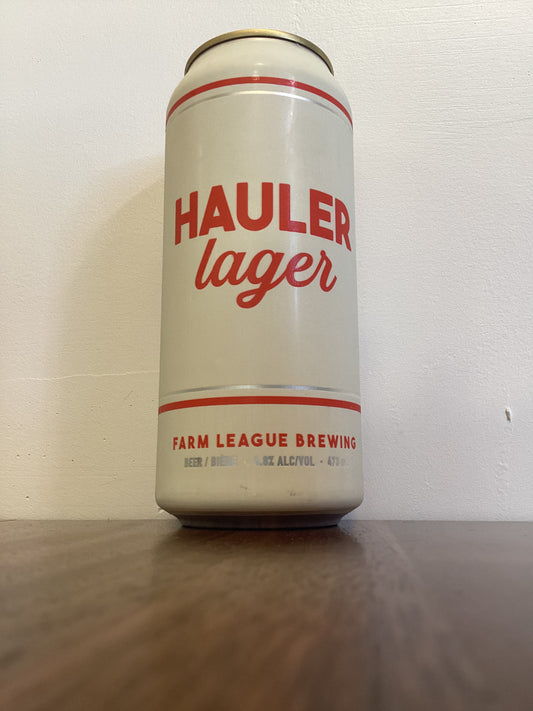 FARM LEAGUE BREWING - HAULER LAGER 473ml