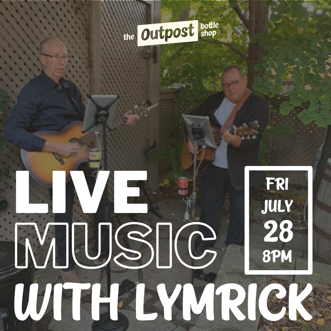 LIVE MUSIC! with Lymrick JULY 28 8 PM