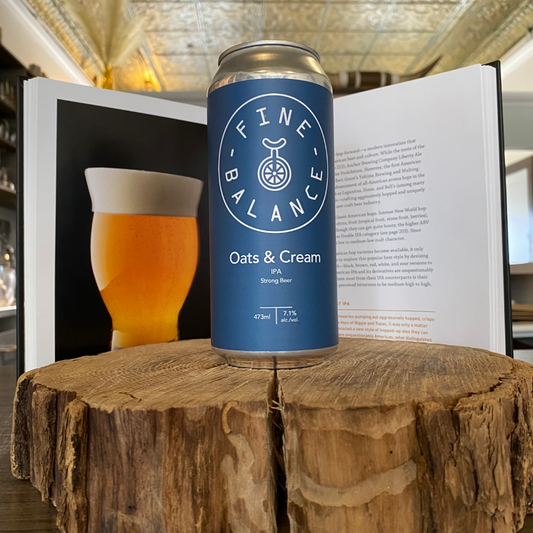 FINE BALANCE BREWING - OATS & CREAM IPA 473mL